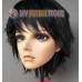 (AO)Crossdress Boy/Male Resin Half Head Man Cartoon Character Kigurumi Mask With BJD Eyes Cosplay Anime Role Lolita Doll Mask